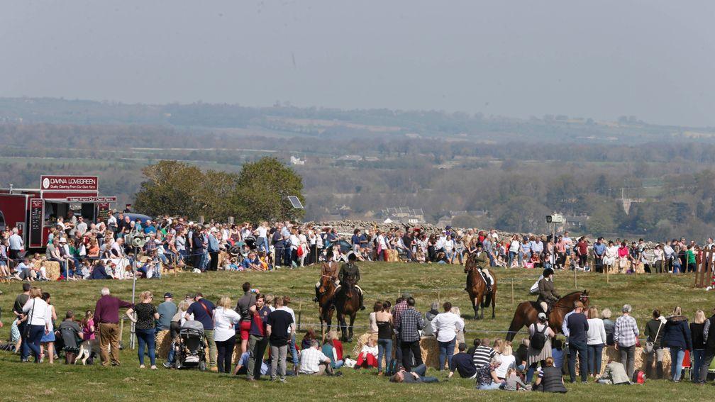 Crowds gather at the Middleham open day in 2019