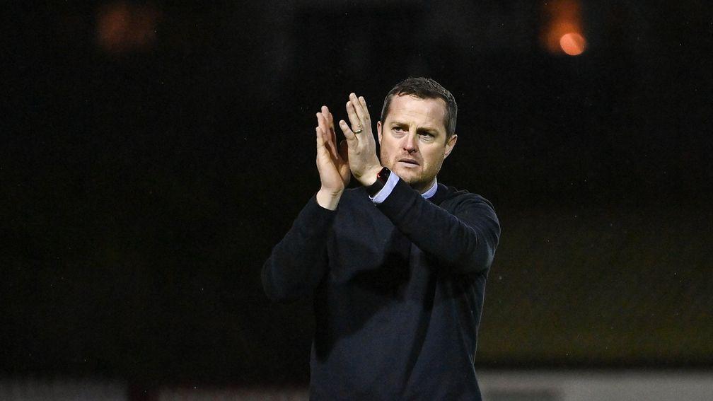 St Patrick's Athletic manager Jon Daly 